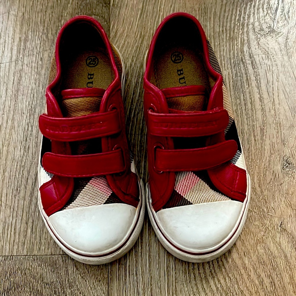 Authentic burberry toddler shoes